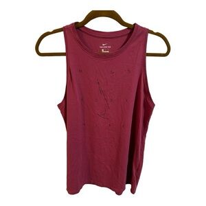 Nike Magenta Dri-Fit Mind Body Nike Tank Top